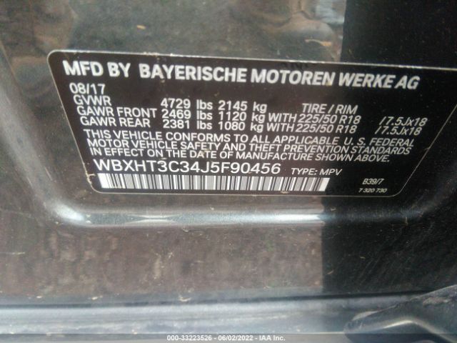 Photo 8 VIN: WBXHT3C34J5F90456 - BMW X1 