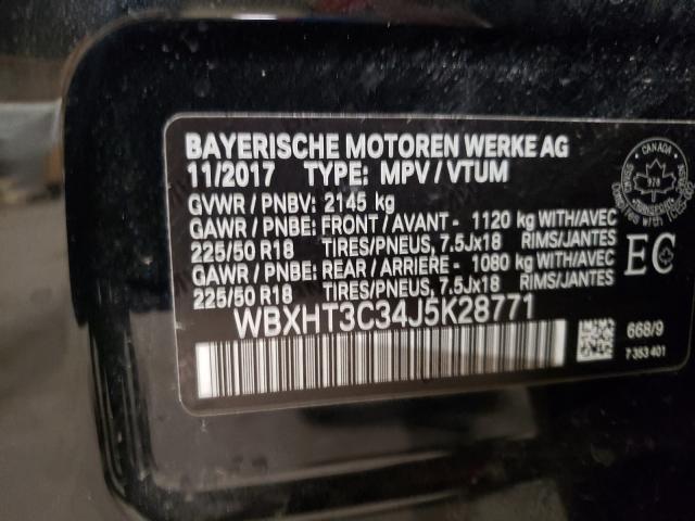 Photo 9 VIN: WBXHT3C34J5K28771 - BMW X1 XDRIVE2 