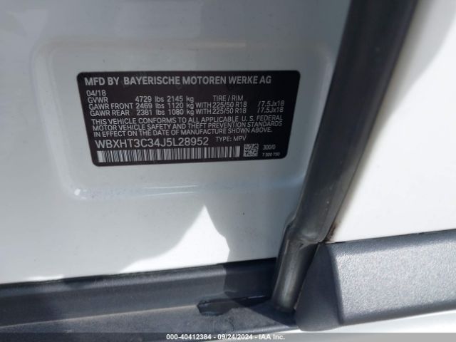 Photo 8 VIN: WBXHT3C34J5L28952 - BMW X1 