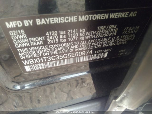 Photo 8 VIN: WBXHT3C35G5E50974 - BMW X1 