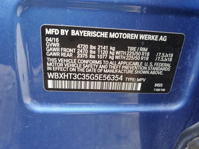 Photo 12 VIN: WBXHT3C35G5E56354 - BMW X1 XDRIVE2 