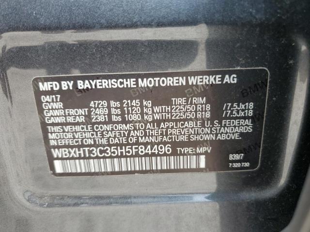 Photo 13 VIN: WBXHT3C35H5F84496 - BMW X1 XDRIVE2 