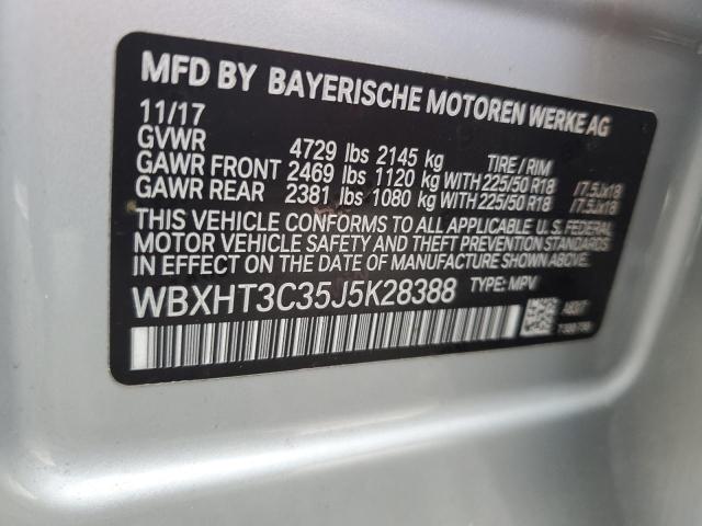 Photo 13 VIN: WBXHT3C35J5K28388 - BMW X1 XDRIVE2 