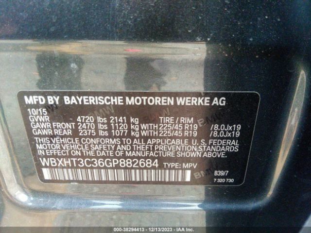 Photo 8 VIN: WBXHT3C36GP882684 - BMW X1 