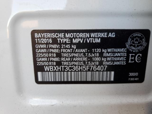 Photo 12 VIN: WBXHT3C36H5F76407 - BMW X1 