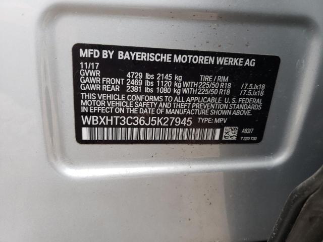 Photo 13 VIN: WBXHT3C36J5K27945 - BMW X1 XDRIVE2 