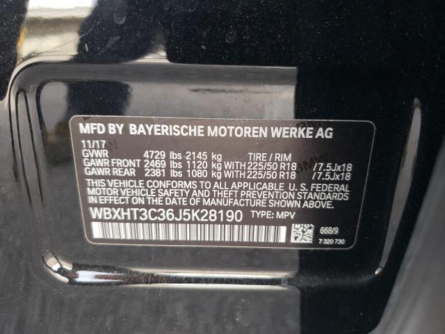 Photo 9 VIN: WBXHT3C36J5K28190 - BMW X1 XDRIVE2 