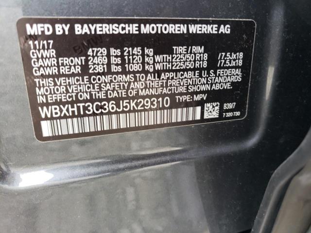 Photo 12 VIN: WBXHT3C36J5K29310 - BMW X1 XDRIVE2 