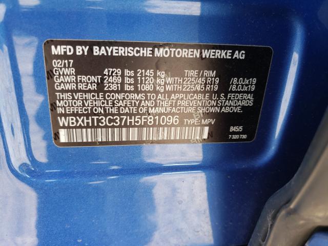 Photo 9 VIN: WBXHT3C37H5F81096 - BMW X1 