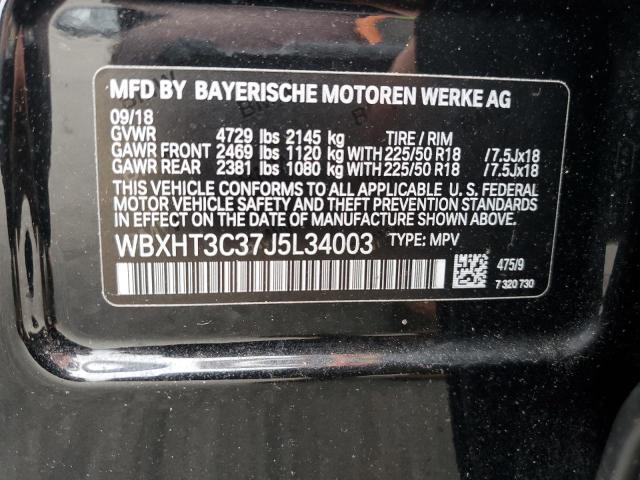 Photo 12 VIN: WBXHT3C37J5L34003 - BMW X1 