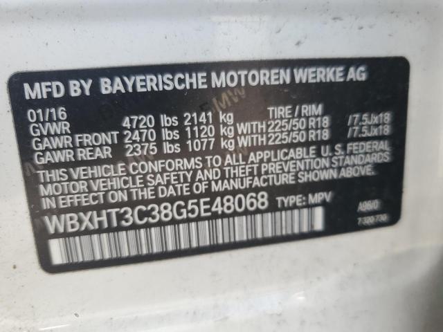 Photo 12 VIN: WBXHT3C38G5E48068 - BMW X1 XDRIVE2 