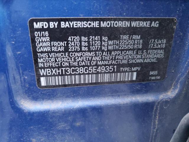 Photo 12 VIN: WBXHT3C38G5E49351 - BMW X1 