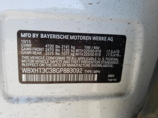 Photo 9 VIN: WBXHT3C38GP883092 - BMW X1 XDRIVE2 