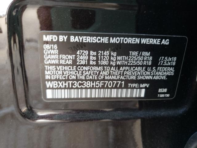 Photo 9 VIN: WBXHT3C38H5F70771 - BMW X1 