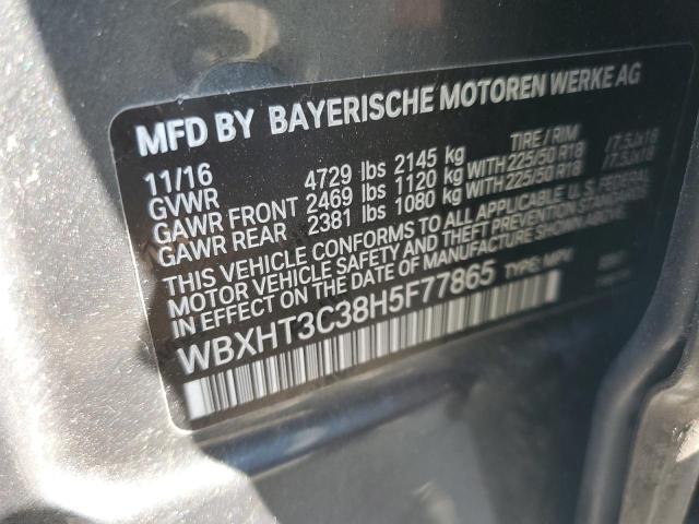 Photo 12 VIN: WBXHT3C38H5F77865 - BMW X1 XDRIVE2 