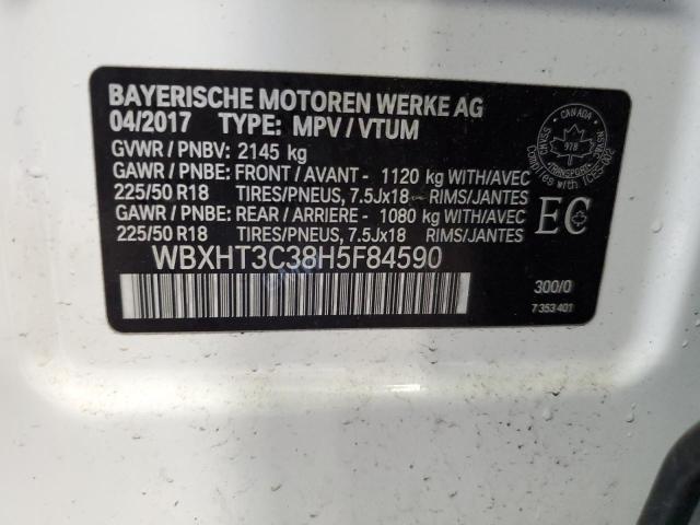 Photo 12 VIN: WBXHT3C38H5F84590 - BMW X1 