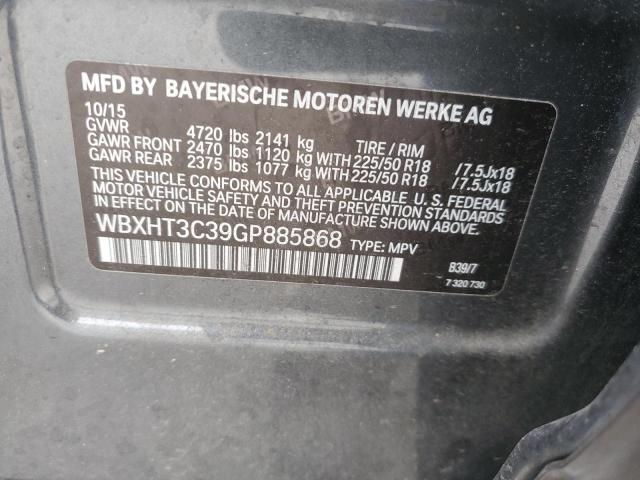 Photo 12 VIN: WBXHT3C39GP885868 - BMW X1 