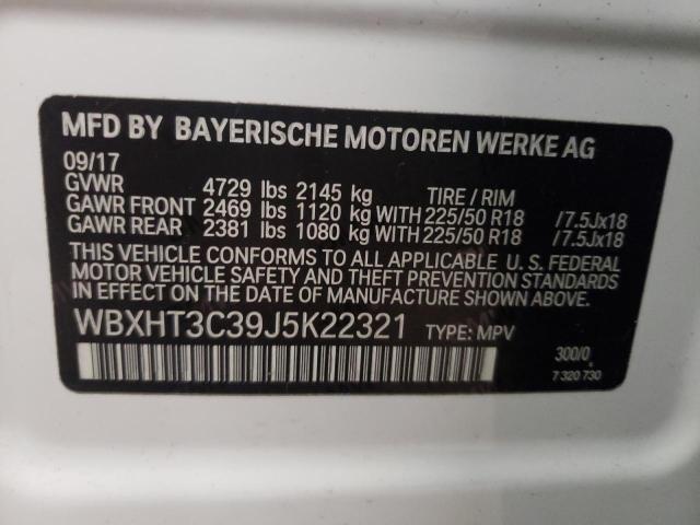 Photo 9 VIN: WBXHT3C39J5K22321 - BMW X1 XDRIVE2 