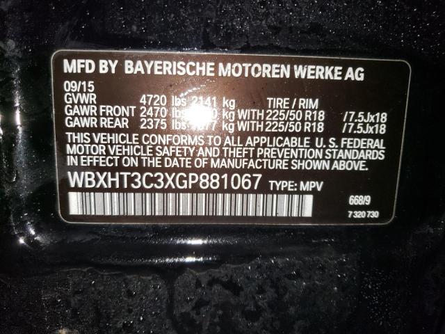 Photo 12 VIN: WBXHT3C3XGP881067 - BMW X1 XDRIVE2 