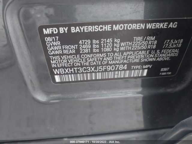 Photo 8 VIN: WBXHT3C3XJ5F90784 - BMW X1 