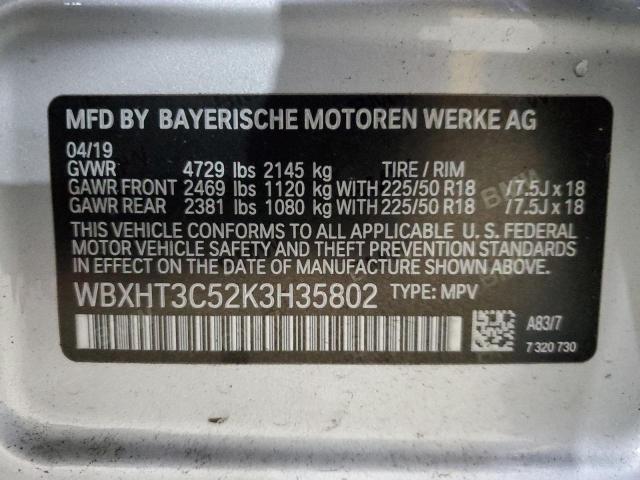 Photo 12 VIN: WBXHT3C52K3H35802 - BMW X1 