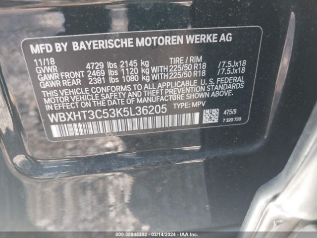 Photo 8 VIN: WBXHT3C53K5L36205 - BMW X1 