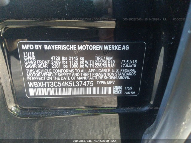 Photo 8 VIN: WBXHT3C54K5L37475 - BMW X1 