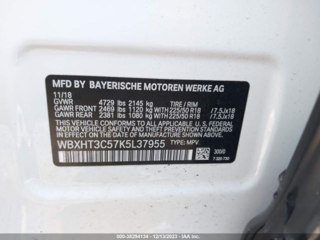 Photo 8 VIN: WBXHT3C57K5L37955 - BMW X1 