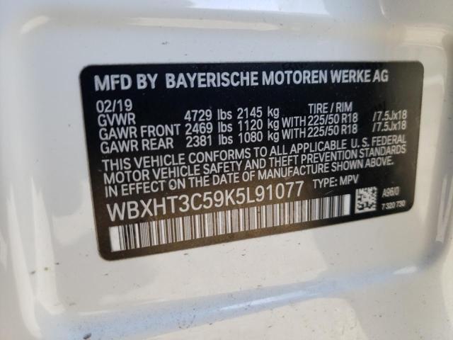 Photo 9 VIN: WBXHT3C59K5L91077 - BMW X1 XDRIVE2 