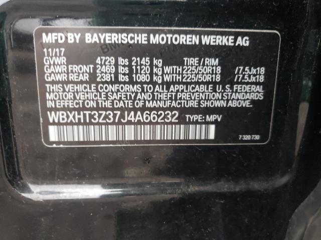 Photo 9 VIN: WBXHT3Z37J4A66232 - BMW X1 XDRIVE2 