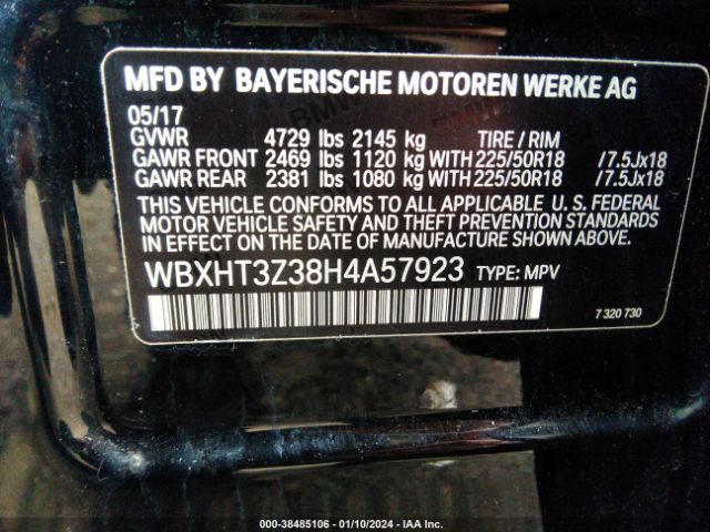 Photo 8 VIN: WBXHT3Z38H4A57923 - BMW X1 