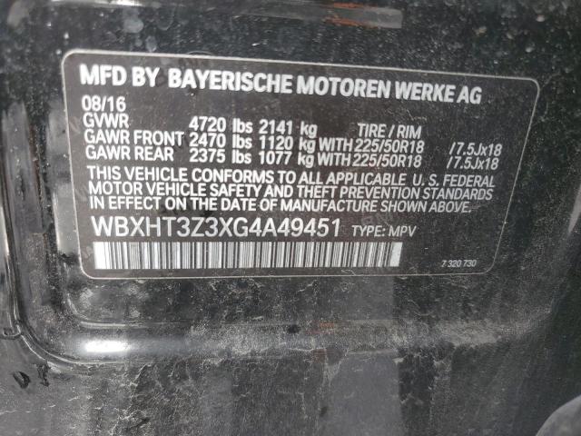 Photo 12 VIN: WBXHT3Z3XG4A49451 - BMW X1 XDRIVE2 