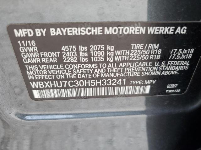 Photo 13 VIN: WBXHU7C30H5H33241 - BMW X1 SDRIVE2 