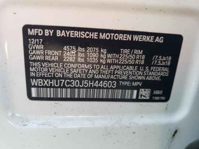 Photo 11 VIN: WBXHU7C30J5H44603 - BMW X1 SDRIVE2 