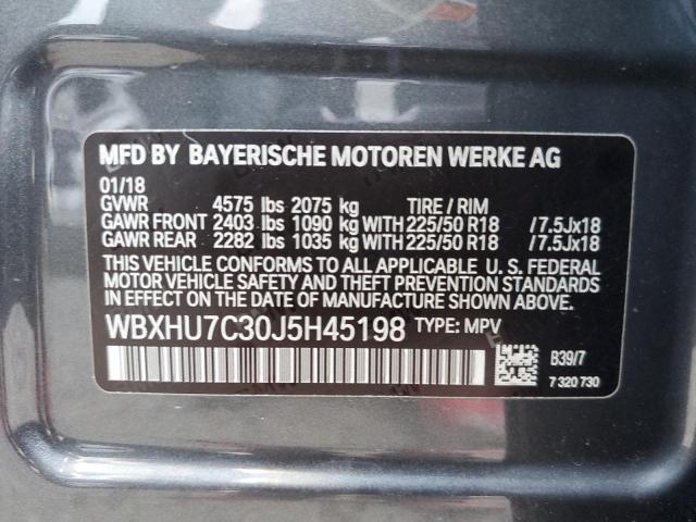 Photo 9 VIN: WBXHU7C30J5H45198 - BMW X1 SDRIVE2 