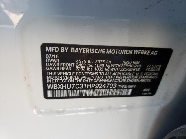 Photo 9 VIN: WBXHU7C31HP924703 - BMW X1 SDRIVE2 