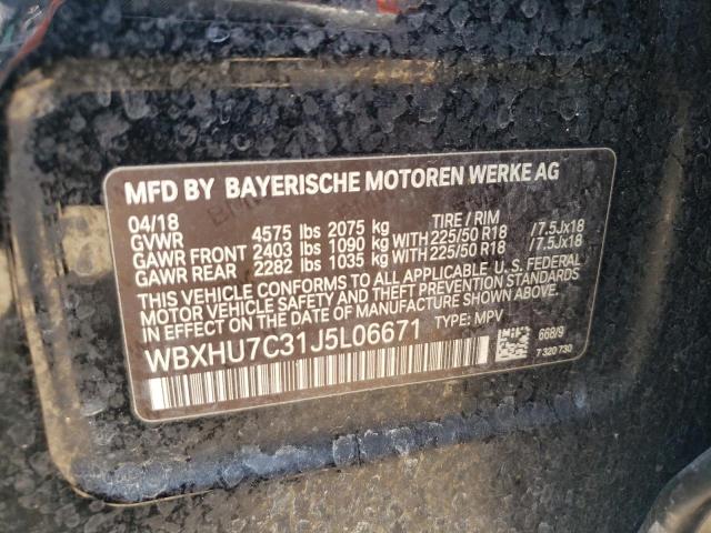 Photo 13 VIN: WBXHU7C31J5L06671 - BMW X1 