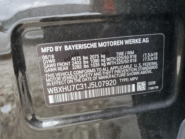 Photo 12 VIN: WBXHU7C31J5L07920 - BMW X1 SDRIVE2 