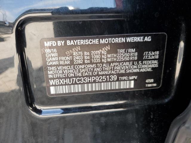 Photo 12 VIN: WBXHU7C33HP925139 - BMW X1 SDRIVE2 