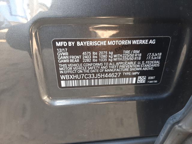 Photo 9 VIN: WBXHU7C33J5H44627 - BMW X1 