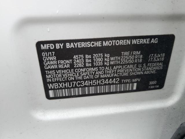 Photo 13 VIN: WBXHU7C34H5H34442 - BMW X1 