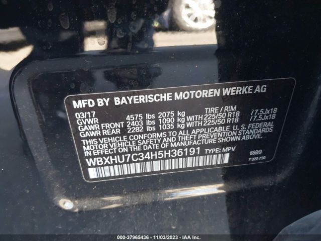 Photo 8 VIN: WBXHU7C34H5H36191 - BMW X1 