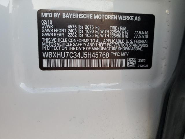 Photo 12 VIN: WBXHU7C34J5H45768 - BMW X1 SDRIVE2 