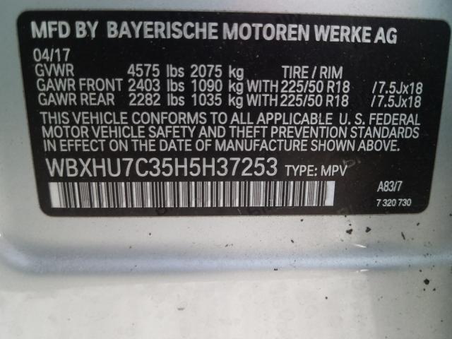 Photo 9 VIN: WBXHU7C35H5H37253 - BMW X1 