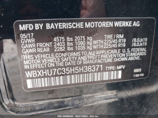 Photo 8 VIN: WBXHU7C35H5H38371 - BMW X1 