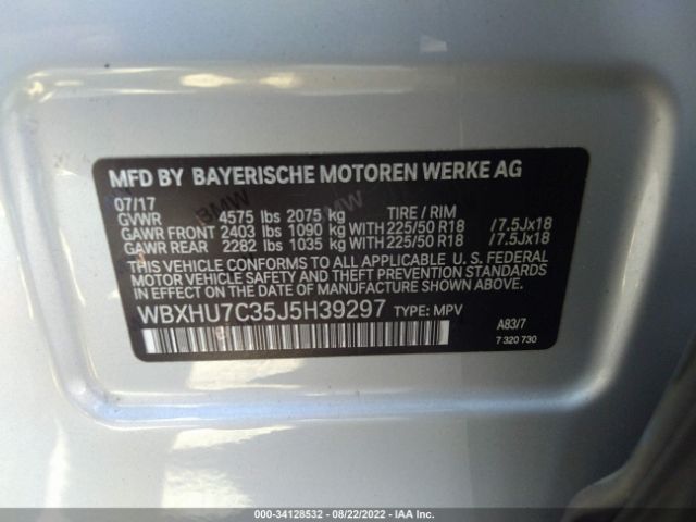 Photo 8 VIN: WBXHU7C35J5H39297 - BMW X1 