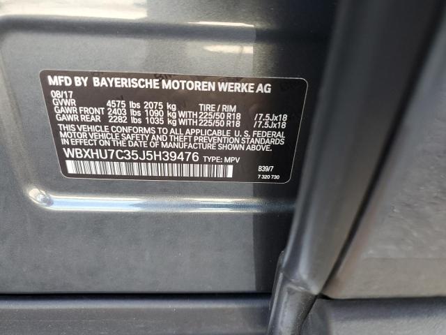 Photo 9 VIN: WBXHU7C35J5H39476 - BMW X1 SDRIVE2 