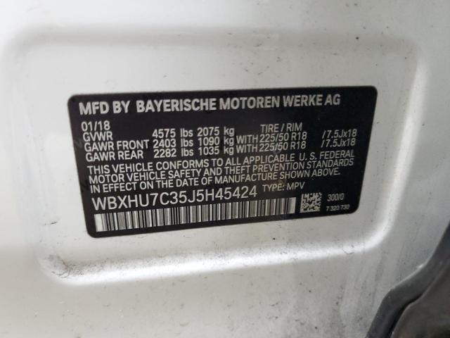 Photo 12 VIN: WBXHU7C35J5H45424 - BMW X1 SDRIVE2 