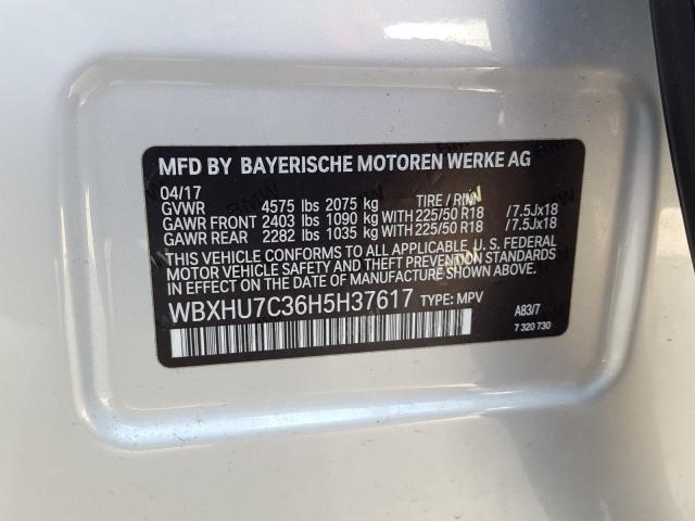 Photo 9 VIN: WBXHU7C36H5H37617 - BMW X1 