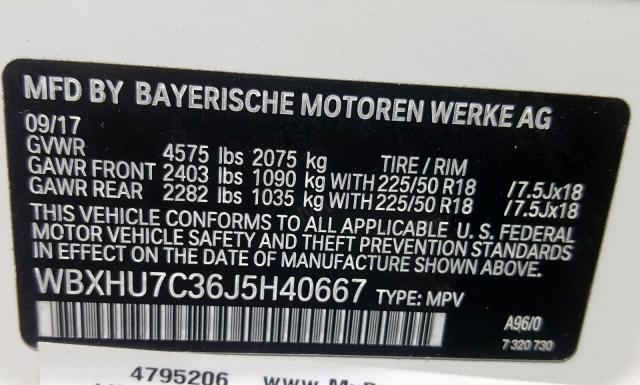 Photo 9 VIN: WBXHU7C36J5H40667 - BMW X1 